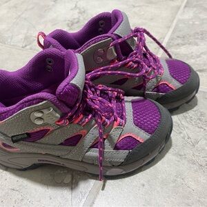 Merrell Moab 2 Unisex Youth Size 10.5W Paloma/Berry Hiking Outdoor Shoes Boots
